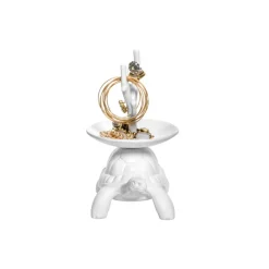 Qeeboo Home Accessories-- Turtle Carry XS Jewelry Tree - White - Jewelry Tree by Marcantonio - Furnishing - Home - Avvenice