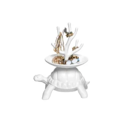 Qeeboo Home Accessories-- Turtle Carry XS Jewelry Tree - White - Jewelry Tree by Marcantonio - Furnishing - Home - Avvenice