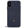 Revested Milano Case-- Bird's Eye - Blu di Prussia - iPhone XS Max Case - Apple - Artisan Wool Cover - Avvenice