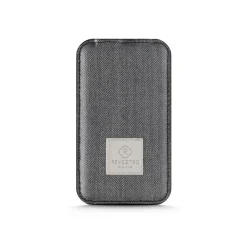 Revested Milano Accessories-- Herringbone - Power Bank - 4000 mAh - iPhone - Apple - Samsung - Artisan Fabric Cover - Avvenice