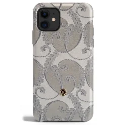 Revested Milano Case-- Silver of Florence - iPhone 11 Case - Apple - Artisan Silk Cover - Avvenice