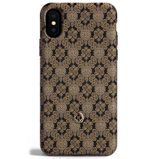 Revested Milano Case-- Venetian Gold - iPhone X / XS Case - Apple - Artisan Silk Cover - Avvenice