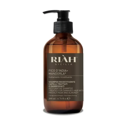 Ri\u00e0h Sicilia Hair Care-Riàh Sicilia - Restorative Shampoo - Prickly Pear + Almond from Organic Farming - Made in Sicily Italy - Avvenice