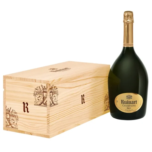 Ruinart Champagne 1729 Wines-- "R" de Ruinart - Jéroboam - Wood Box - Chardonnay - Luxury Limited Edition - 3 l - Avvenice