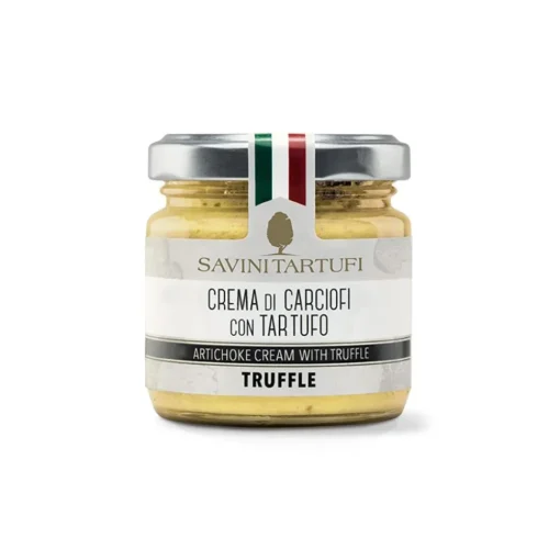 Savini Tartufi Preserved Foods|Truffles-- Artichoke Cream with Truffle - Tricolor Line - Truffle Excellence - 90 g - Avvenice