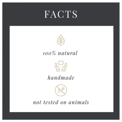 Skin Novels Natural Cosmetics-- Dark Grey - Natural Soap with Bergamot and White Clay - 100 % Natural Handmade Soap - Avvenice