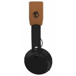 Skullcandy Audio-- Grind - Black / Tan - Bluetooth Wireless On-Ear Headphones with Microphone, Supreme Sound and Powerful Bass - Avvenice