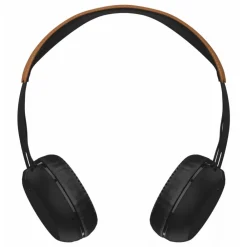 Skullcandy Audio-- Grind - Black / Tan - Bluetooth Wireless On-Ear Headphones with Microphone, Supreme Sound and Powerful Bass - Avvenice