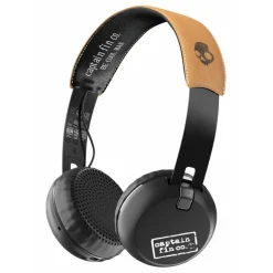 Skullcandy Audio-- Grind - Captain Fin - Bluetooth Wireless On-Ear Headphones with Microphone, Supreme Sound and Powerful Bass - Avvenice