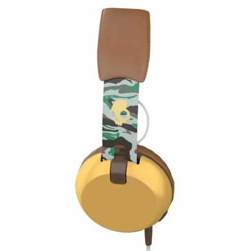 Skullcandy Audio-- Grind - Scout Camo / Gold - On-Ear Headphones with Microphone - Avvenice