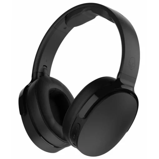 Skullcandy Audio-- Hesh 3 - Black - Bluetooth Wireless Over-Ear Headphones with Microphone - Noise Isolating Memory Foam - Avvenice