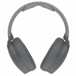 Skullcandy Audio-- Hesh 3 - Grey - Bluetooth Wireless Over-Ear Headphones with Microphone - Noise Isolating Memory Foam - Avvenice