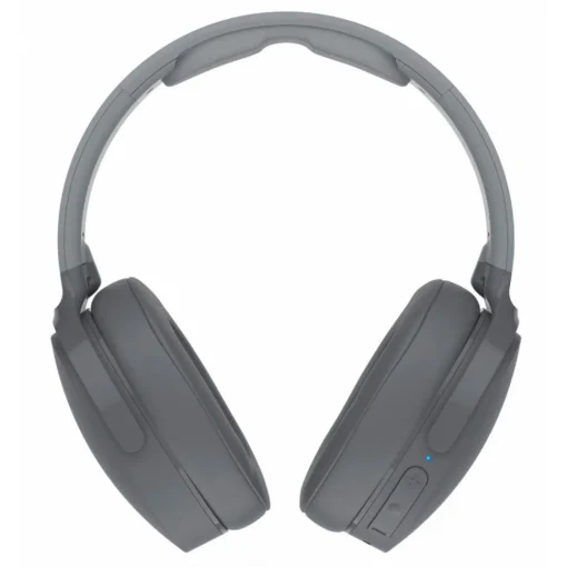 Skullcandy Audio-- Hesh 3 - Grey - Bluetooth Wireless Over-Ear Headphones with Microphone - Noise Isolating Memory Foam - Avvenice