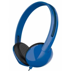 Skullcandy Audio-- Stim - Blue - On-Ear Headphones with Microphone - Avvenice