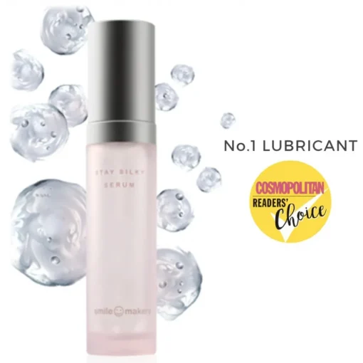 Smile Makers Natural Cosmetics-- Stay Silky Serum - Natural Feel Lubricant For External Stimulation - Top Rated Vibrators - Sex Toy - Avvenice