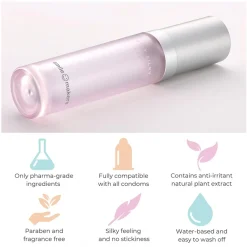 Smile Makers Natural Cosmetics-- Stay Silky Serum - Natural Feel Lubricant For External Stimulation - Top Rated Vibrators - Sex Toy - Avvenice
