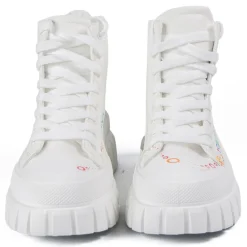 Snob Sneakers Shoes-- Classy Yet Trendy By Veronica Moon - Sneakers - White Leather- Handmade in Italy - Luxury Exclusive Collection - Avvenice