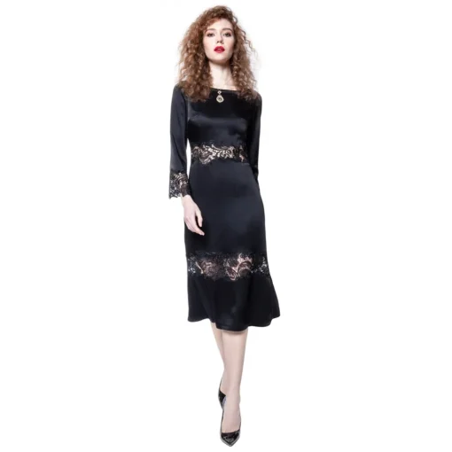 Sofia Provera Dresses-- Ossidiana - Dress - Luxury Exclusive Collection - Haute Couture Made in Italy - Luxury High Quality Dress - Avvenice