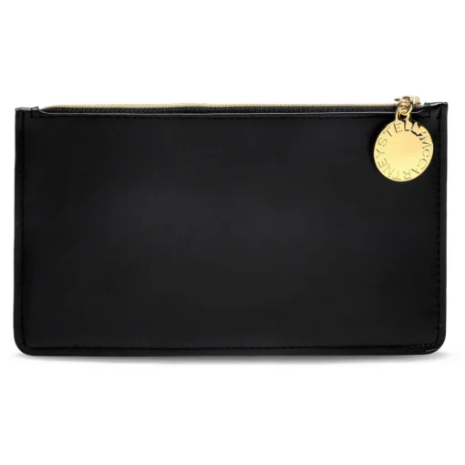 Stella McCartney Sunglasses & Eyewear-- Glossy Black Cat-Eye Sunglasses with Logo - Black Gold - Sunglasses - Eyewear - Avvenice