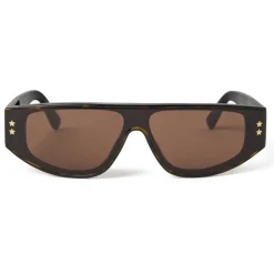 Stella McCartney Sunglasses & Eyewear-- Havana Square Sunglasses - Havana - Sunglasses - Eyewear - Avvenice