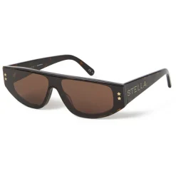 Stella McCartney Sunglasses & Eyewear-- Havana Square Sunglasses - Havana - Sunglasses - Eyewear - Avvenice
