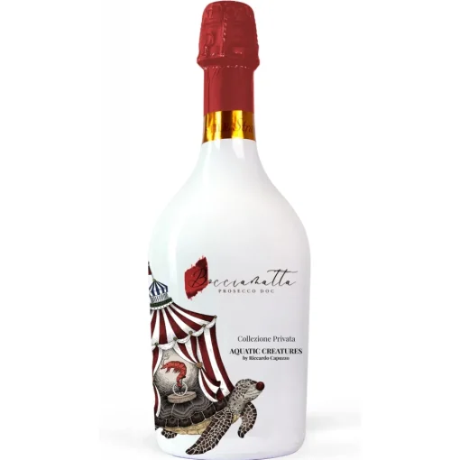 StraItalian WineMakers Wines-- 3 x Bocciamatta - Prosecco Valdobbiadene - Aquatic Creatures - D.O.C. - Veneto - Wines - Prosecco - Avvenice
