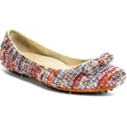 Su\u00e8i Shoes-Suèi - Ballerina Multicolor with Car Shoes Sole - Handmade in Italy - Luxury Exclusive Collection - Avvenice