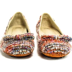 Su\u00e8i Shoes-Suèi - Ballerina Multicolor with Car Shoes Sole - Handmade in Italy - Luxury Exclusive Collection - Avvenice