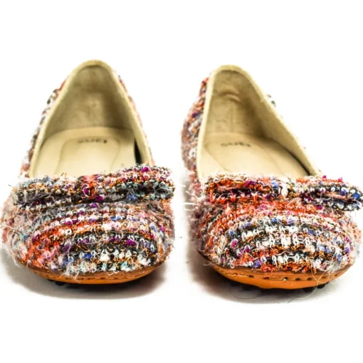 Su\u00e8i Shoes-Suèi - Ballerina Multicolor with Car Shoes Sole - Handmade in Italy - Luxury Exclusive Collection - Avvenice