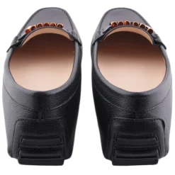 Su\u00e8i Shoes-Suèi - Black Moccasins With Bullets -  Handmade in Italy - Luxury Exclusive Collection - Avvenice