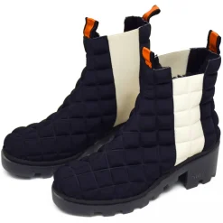 Su\u00e8i Shoes-Suèi - Chelsea Boots of Padded Tech Fabrics - Orange - Beige - Black - Handmade in Italy - Luxury Exclusive Collection - Avvenice