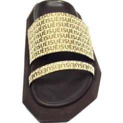 Su\u00e8i Shoes-Suèi - Slippers of Bi-color Jacquard - Handmade in Italy - Luxury Exclusive Collection - Avvenice