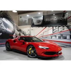 Superior Car Rental Supercar-- Ferrari 296 GTB - Red - Exclusive Luxury Rent - Avvenice