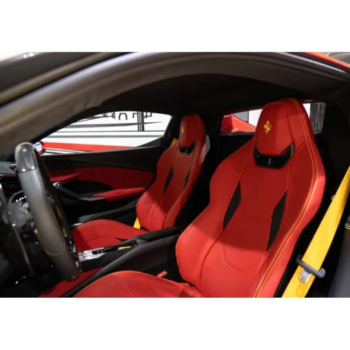 Superior Car Rental Supercar-- Ferrari 296 GTB - Red - Exclusive Luxury Rent - Avvenice