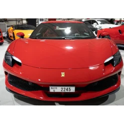 Superior Car Rental Supercar-- Ferrari 296 GTB - Red - Exclusive Luxury Rent - Avvenice