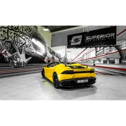 Superior Car Rental Supercar-- Lamborghini Huracan Spider - Yellow - Exclusive Luxury Rent - Avvenice