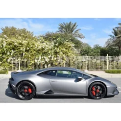 Superior Car Rental Supercar-- Lamborghini Huracan Evo - Gray - Exclusive Luxury Rent - Avvenice