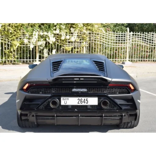 Superior Car Rental Supercar-- Lamborghini Huracan Evo - Gray - Exclusive Luxury Rent - Avvenice