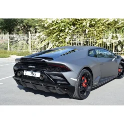 Superior Car Rental Supercar-- Lamborghini Huracan Evo - Gray - Exclusive Luxury Rent - Avvenice