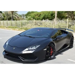 Superior Car Rental Supercar-- Lamborghini Huracan Coupe - Black - Exclusive Luxury Rent - Avvenice