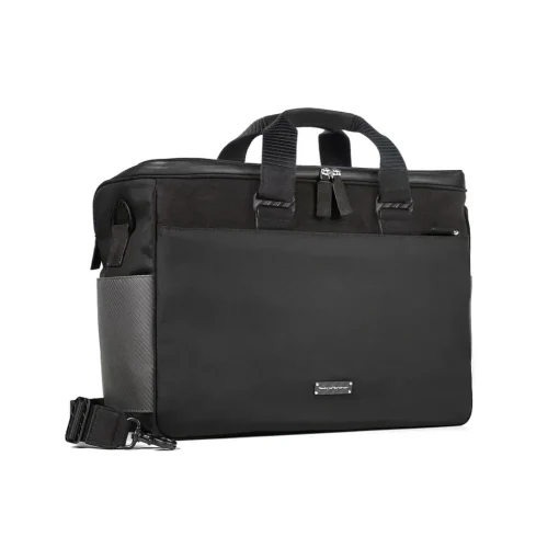 TecknoMonster Bags & Trolley|Bags-- Teckpilot Bag in Carbon Fiber and Alcantara® - Black Carpet Collection - Avvenice