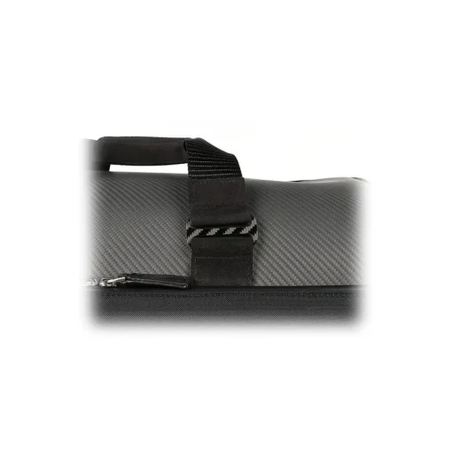 TecknoMonster Bags & Trolley|Bags-- Teckpilot Bag in Carbon Fiber and Alcantara® - Black Carpet Collection - Avvenice