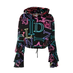 Teen Idol Sweatshirts-- Alfa Cropped Hoodie - Black - Sweatshirts - Teen-Ager - Luxury Exclusive Collection - Avvenice