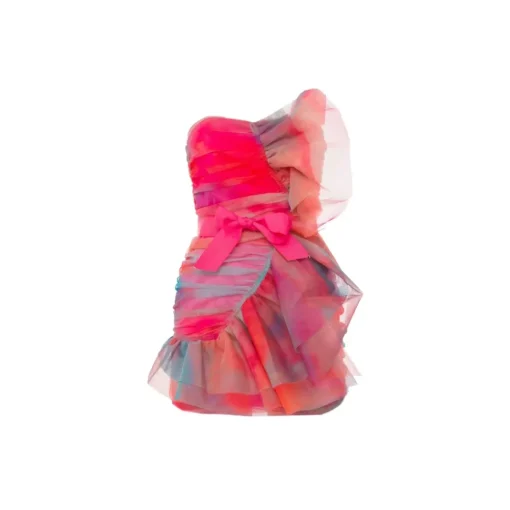Teen Idol Dresses-- Fenice Tulle Mini Dress - Multicolor - Dresses - Teen-Ager - Luxury Exclusive Collection - Avvenice