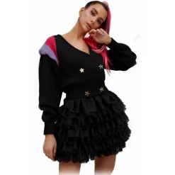 Teen Idol Skirts-- Gea Skirt - Black - Skirts  - Teen-Ager - Luxury Exclusive Collection - Avvenice