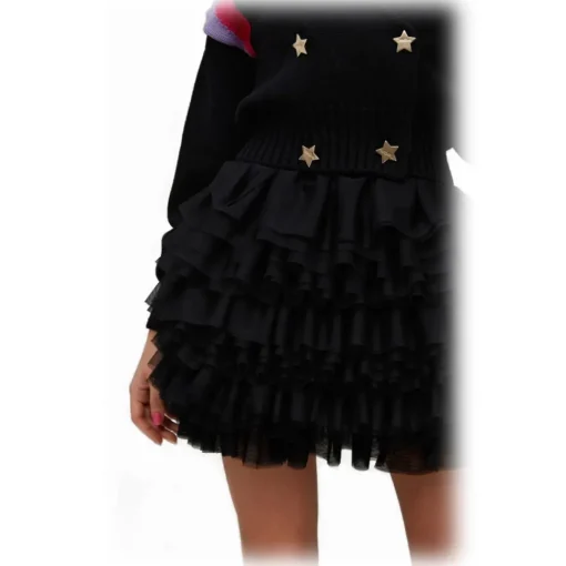 Teen Idol Skirts-- Gea Skirt - Black - Skirts  - Teen-Ager - Luxury Exclusive Collection - Avvenice