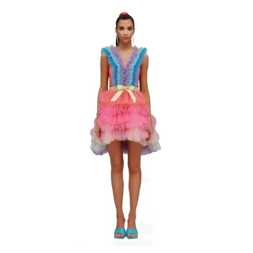 Teen Idol Dresses-- Idra Tulle Mini Dress - Multicolor - Dresses - Teen-Ager - Luxury Exclusive Collection - Avvenice