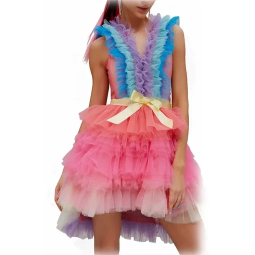Teen Idol Dresses-- Idra Tulle Mini Dress - Multicolor - Dresses - Teen-Ager - Luxury Exclusive Collection - Avvenice