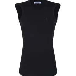 The Attico Tops-- Black Reese Tank Top - Exclusive Luxury Collection - Avvenice