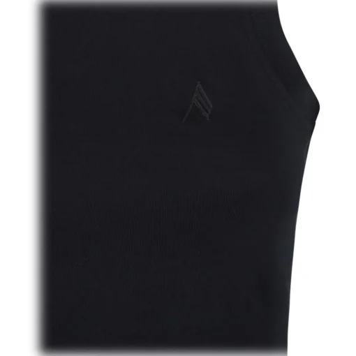 The Attico Tops-- Black Reese Tank Top - Exclusive Luxury Collection - Avvenice